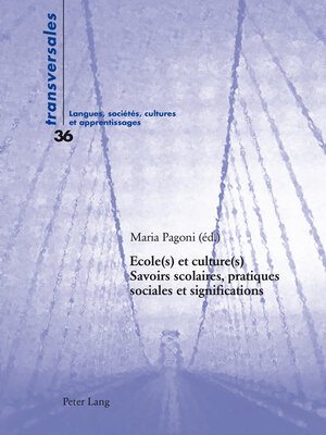 cover image of Ecole(s) et culture(s)